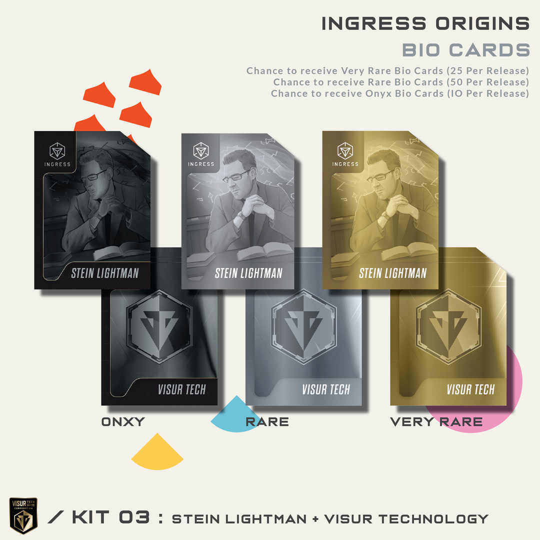 INGRESS ORIGINS 키트 #3 - STEIN LIGHTMAN/VISUR 기술