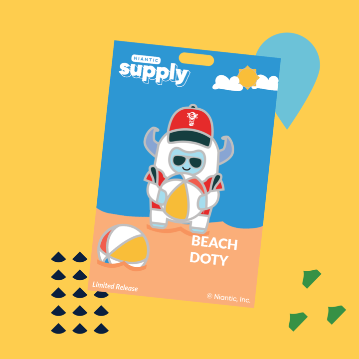 BEACH DOTY PIN